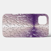 Coques Case-Mate iPhone L'eau chute sur le verre de violet (Verso (horizontal))