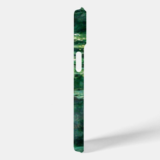 Coques Case-Mate iPhone L'EAU MENSONNE EN ÉTANG VERT par Claude Monet (Verso / Droite)