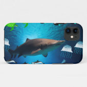 Coques Case-Mate iPhone L'eau tropicale d'océan de dauphins de tortues de (Dos (Horizontal))