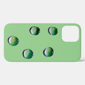 Coques Case-Mate iPhone L'eau verte goutte de l'eau (Verso (horizontal))