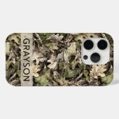 Coques Case-Mate iPhone Leaves Camouflage Personalized (Verso (horizontal))