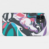 Coques Case-Mate iPhone L'éclaboussure de couleur de Supergirl (Dos (Horizontal))