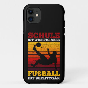 Case-Mate iPhone Case L'école, c'est important Mais le football, c'est i