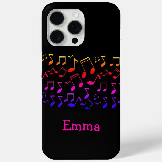Coques Case-Mate iPhone leçon de musique, notes, personnalisation (Verso)