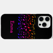 Coques Case-Mate iPhone leçon de musique, notes, personnalisation (Verso (horizontal))