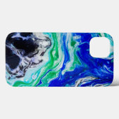 Coques Case-Mate iPhone L'écoulement de la peinture abstraite de la rivièr (Verso (horizontal))