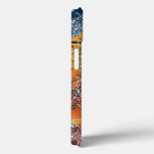 Coques Case-Mate iPhone Lecteur de ballon de basket flamboyant (Verso / Droite)