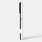 Coques Case-Mate iPhone Lecteur Golf | Initiales noires (Verso / Gauche)