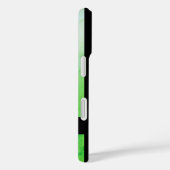 Coques Case-Mate iPhone Lecteur Golf | Initiales vertes fraîches (Verso / Droite)