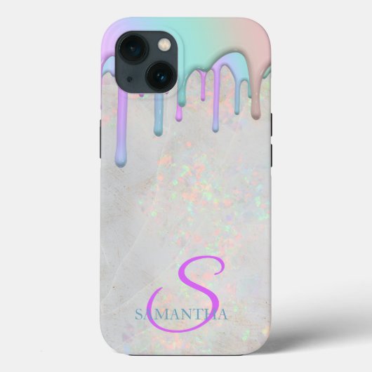 Coques Case-Mate iPhone Lecteurs arc-en-ciel tendance Opale holographique (Verso)