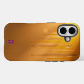 Coques Case-Mate iPhone Lecteurs de Parties scintillant dorée à luminosité (Verso (horizontal))