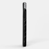 Coques Case-Mate iPhone Lecteurs de Parties scintillant en argent noir Nom (Dos/Droite)