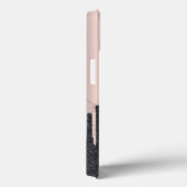 Coques Case-Mate iPhone Lecteurs de Parties scintillant Noir moderne Rose  (Verso / Droite)