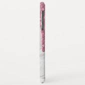 Coques Case-Mate iPhone Lecteurs de Parties scintillant rose Faux iPhone 6 (Dos/Gauche)