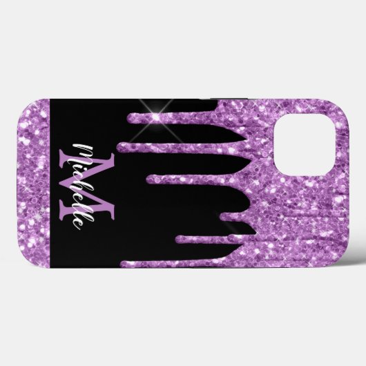 Coques Case-Mate iPhone Lecteurs de Parties scintillant violet clair moder (Verso (horizontal))