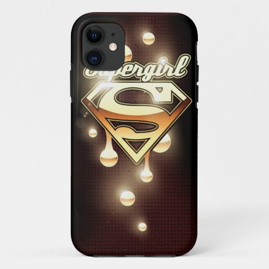 Coques Case-Mate iPhone Lecteurs d'or Supergirl (Dos)