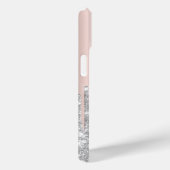 Coques Case-Mate iPhone Lecteurs Parties scintillant argent moderne, Or Ro (Verso / Droite)