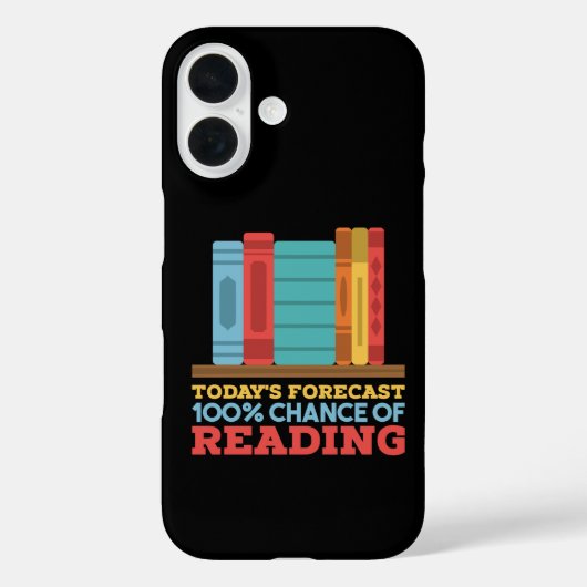 Coques Case-Mate iPhone Lecture - 100% Chance de lecture livre drôle (Verso)