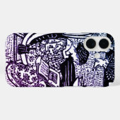 Coques Case-Mate iPhone Lecture Art Nouveau Femme (Verso (horizontal))