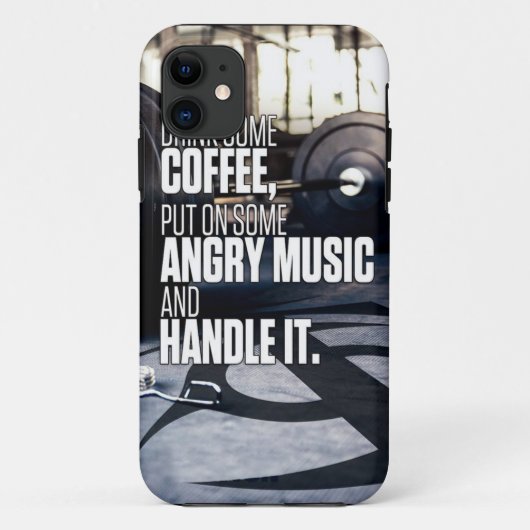 Coques Case-Mate iPhone Left Heavy Inspiration - Café et musique en colère (Dos)