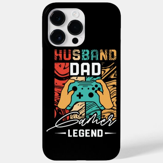 Coques Case-Mate iPhone Légende de jeux vidéo mari papa (Verso)