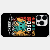 Coques Case-Mate iPhone Légende de jeux vidéo mari papa (Verso (horizontal))