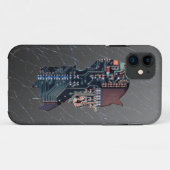 Coques Case-Mate iPhone L'électronique cassée (Dos (Horizontal))
