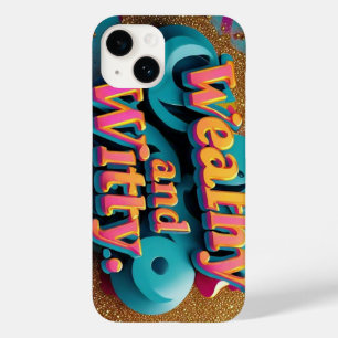Coque Pour iPhone 14 "L'élégance rencontre l'Humour"