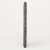 Coques Case-Mate iPhone L'Élégant Snowflake (Dos/Droite)