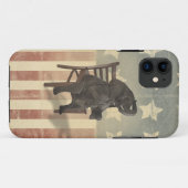 Coques Case-Mate iPhone L'éléphant de GOP prend à la chaise l'humour drôle (Dos (Horizontal))