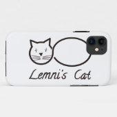 Coques Case-Mate iPhone lemniscate le chat de lemni (Dos (Horizontal))