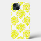 Coques Case-Mate iPhone Lemon Elegant Damask (Verso)