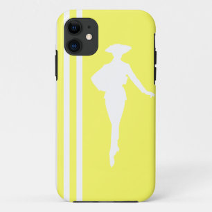 Coques Pour iPhone Lemonade Moderne Stripes with Fashion Silhouette
