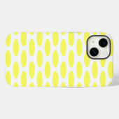 Coques Case-Mate iPhone Lemonade Oval moderne à Emporiomoffa (Verso (horizontal))