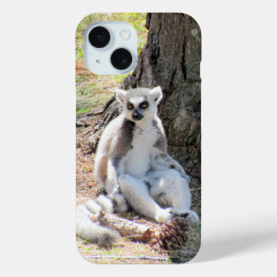 Coque Pour iPhone 15 Lemur - Téléphone