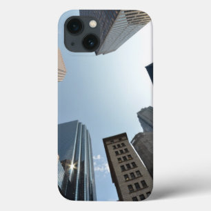 Etui iPhone 13 lentille de Poisson-oeil du bâtiment, Boston, USA
