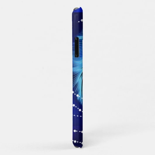 Coques Case-Mate iPhone Leo en bleu foncé II (Dos/Droite)