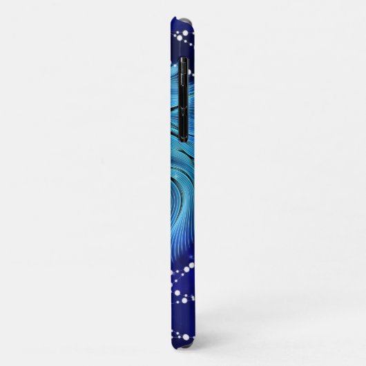 Coques Case-Mate iPhone Leo en bleu foncé II (Dos/Gauche)