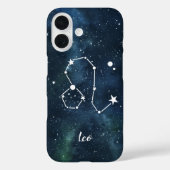 Coques Case-Mate iPhone Leo | SYMBOLE Zodiaque Astrologique Constellation (Verso)