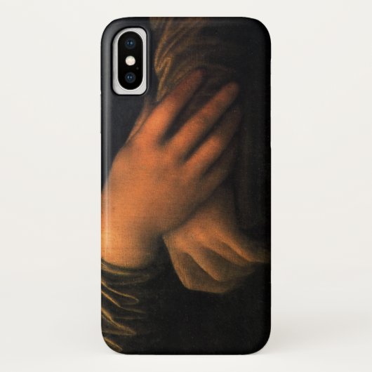 Coques Case-Mate iPhone Leonardo Mona Lisa Hands (Dos)