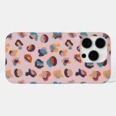 Coques Case-Mate iPhone Leopard animal rose moderne (Verso (horizontal))
