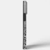 Coques Case-Mate iPhone Léopard argenté brillant Personnalisé (Verso / Droite)