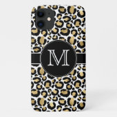 Coques Case-Mate iPhone Leopard blanc et or (Dos)