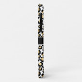 Coques Case-Mate iPhone Leopard blanc et or (Dos/Gauche)