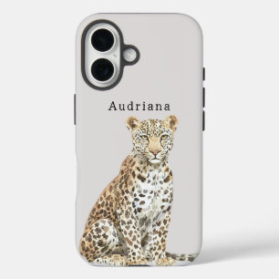 Coques iPhone 16 Leopard Cat