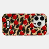 COQUES Case-Mate iPhone LEOPARD & CHERRIES POSTER DE ANIMAL (Verso (horizontal))