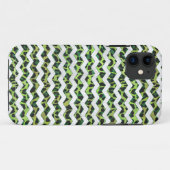 Coques Case-Mate iPhone Leopard Chevron noir et vert (Dos (Horizontal))