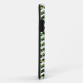 Coques Case-Mate iPhone Leopard Chevron noir et vert (Dos/Droite)