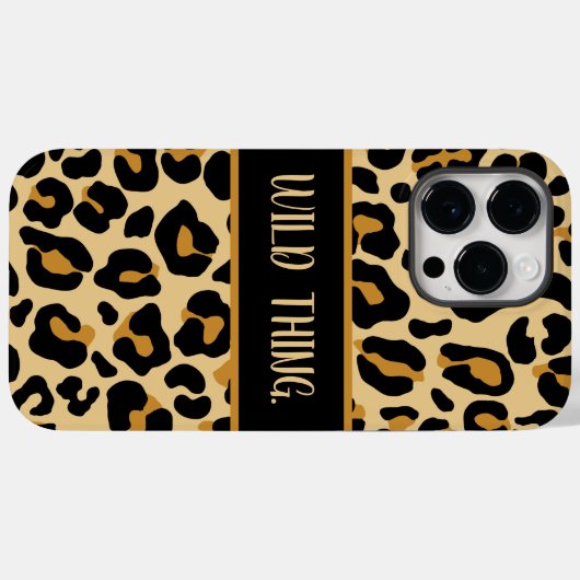 Coques Case-Mate iPhone Léopard classique classique moderne imprimé classi (Verso (horizontal))