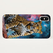 Coques Case-Mate iPhone Léopard cosmique (Dos (Horizontal))
